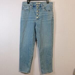 Madewell Blue Straight Leg Jeans